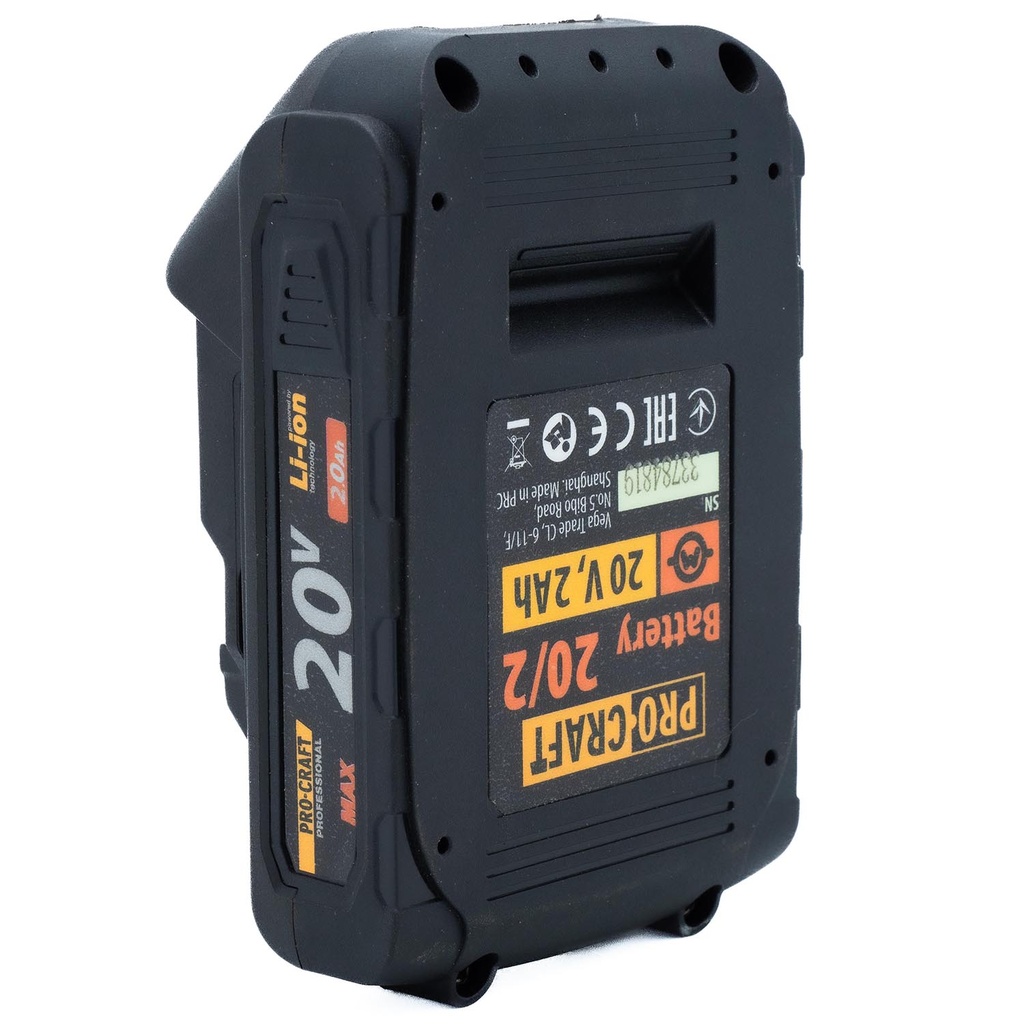 Акумуляторна батарея Procraft Battery20/2 (20В, 2Аг) #4